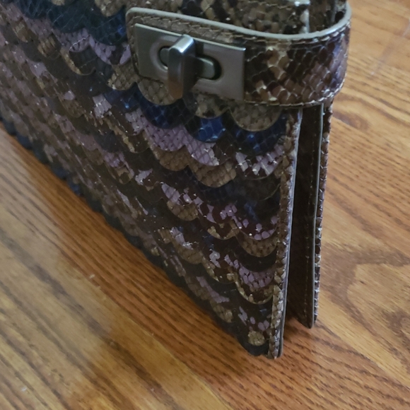 Alexis hudson snakeskin clutch - Picture 2 of 5